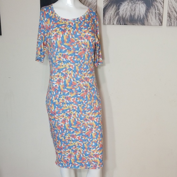 LuLaRoe Dresses & Skirts - 💎LULAROE JULIA MIDI DRESS SUPER SOFT WORN ONCE